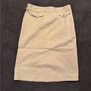GAP Women's Beige Pencil Skirt
